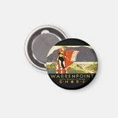 Warrenpint en de bergen van Mourne Magneet (Voorkant / Achterkant)