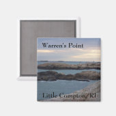 Warren's Point Beach, Little Compton, RI Magnet (Recto/Verso)