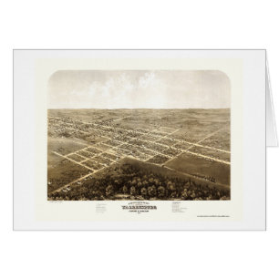 Warrensburg, MO Panorama Map - 1869