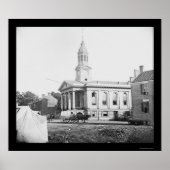 Warrenton, VA Courthouse 1862 Poster (Voorkant)