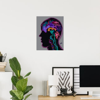 Warrige Hersenen Poster