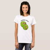 Warrin Peace Funny Pea Pun T-shirt (Voorkant volledig)