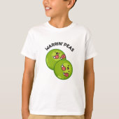 Warrin Peace Funny Pea Pun T-shirt (Voorkant)