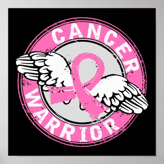 Warrior 14C Breast Cancer Poster (Voorkant)