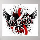 Warrior 16 orale kanker poster (Voorkant)