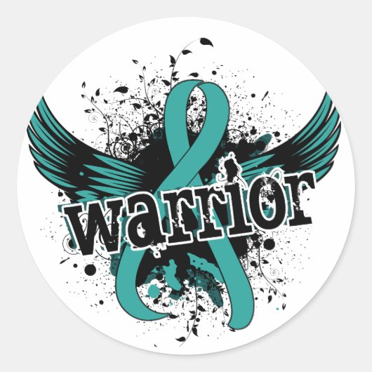 Warrior 16 PCOS Ronde Sticker (Voorkant)