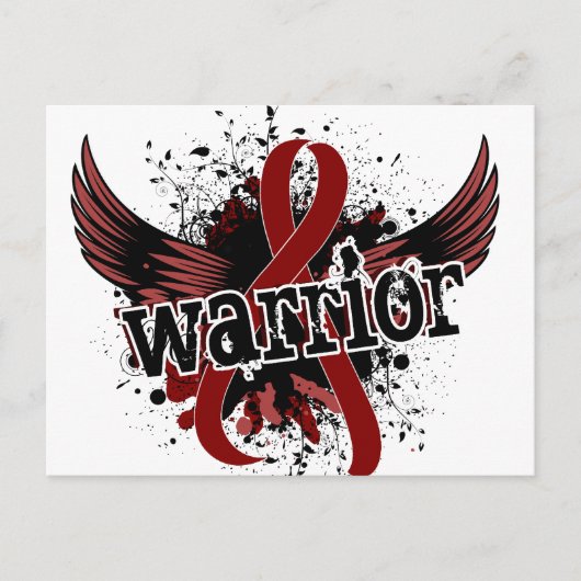 Warrior 16 sikkelcelziekte briefkaart (Voorkant)