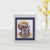 Warrior #1, briefkaart (Gele Bloem)