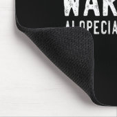 Warrior Alopecia Bewustzijn Blauw AA-lint Onderste Muismat (Hoek)