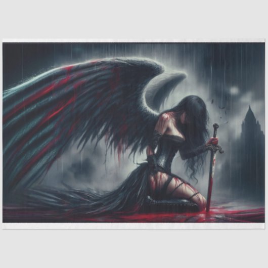 Warrior Angel Tissue Paper Tissuepapier (Voorkant)