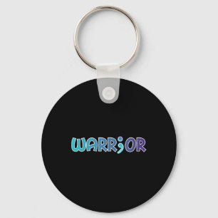 Warrior Anti-zelfmoord Angst Bewustzijn Sleutelhanger
