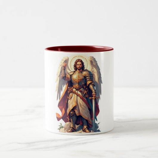 Warrior Archangel Michael Coffee Mug (Centre)