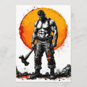 Warrior Barbarian middeleeuwse fantasie Hummer Kra Programma (Voorkant)