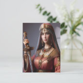 Warrior Beauty Briefkaart (Staand voorkant)