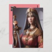 Warrior Beauty Briefkaart (Voorkant / Achterkant)