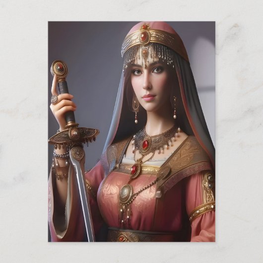 Warrior Beauty Briefkaart (Voorkant)