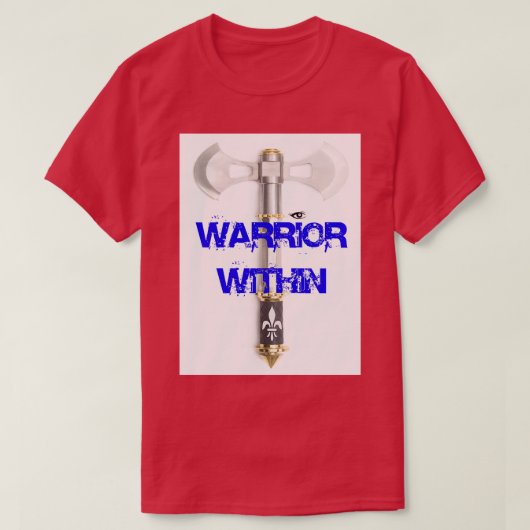 Warrior binnen t-shirt (Design voorkant)