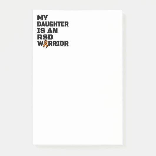 Warrior/blok/dochter...RSD Post-it® Notes (Voorkant)