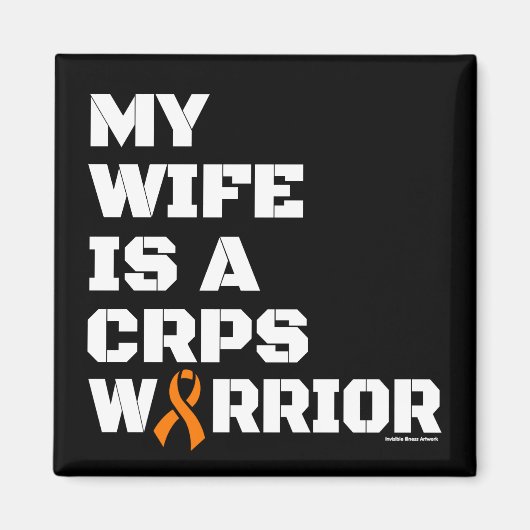 Warrior/blok/vrouw...CRPS Magneet (Voorkant)