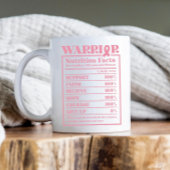 Warrior borstkanker koffiemok