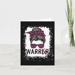 Warrior Borstkanker Shirten Awareness Support Pin Kaart