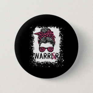 Warrior Borstkanker Shirten Awareness Support Pin Ronde Button 5,7 Cm