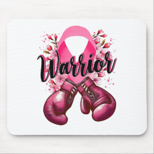 Warrior Boxing Handschoenen Roze Lint Borstkanker Muismat