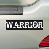Warrior Cancer Bumpersticker (Op auto)