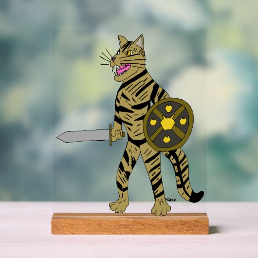 Warrior Cat Acryl Bord (Neutraal)