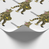 Warrior Cat Cadeaupapier (Hoek)