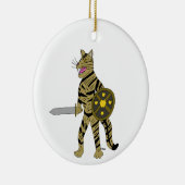 Warrior Cat Keramisch Ornament (Rechts)
