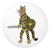 Warrior Cat Keramische Knop (Voorkant)
