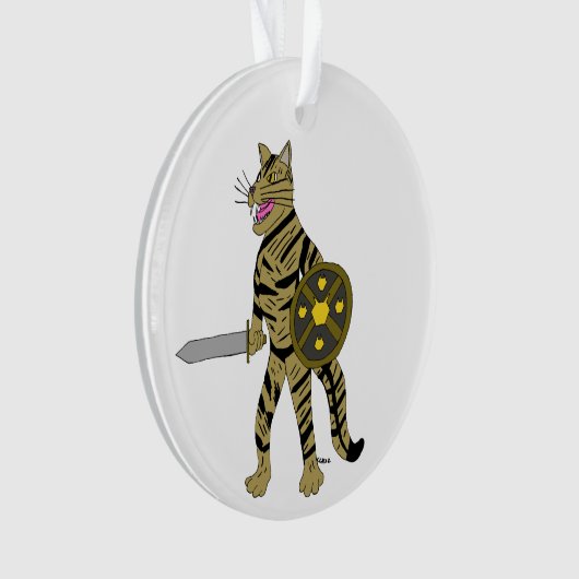 Warrior Cat Ornament (voorkant)