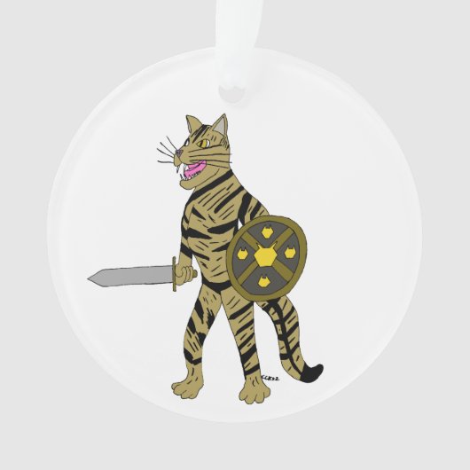 Warrior Cat Ornament (voorkant)