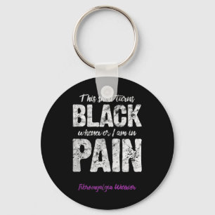 Warrior Chronische Pijn Fibro Awareness Verdrietig Sleutelhanger