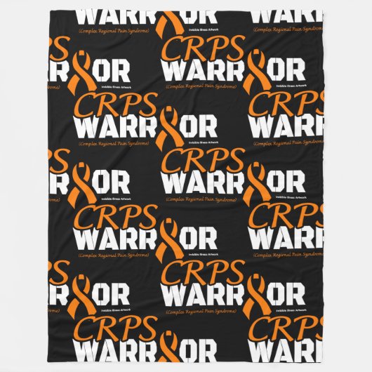 WARRIOR...CRPS FLEECE DEKEN (Voorkant)