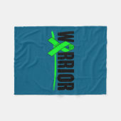 Warrior Depression Anxiety Mental Health Awareness Fleece Deken (Voorkant (Horizontaal))
