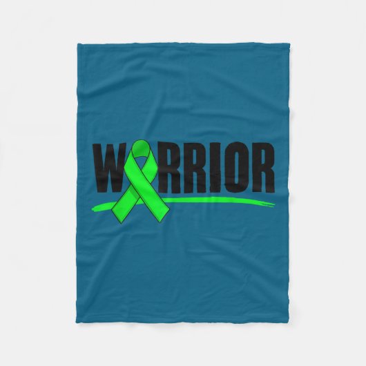 Warrior Depression Anxiety Mental Health Awareness Fleece Deken (Voorkant)