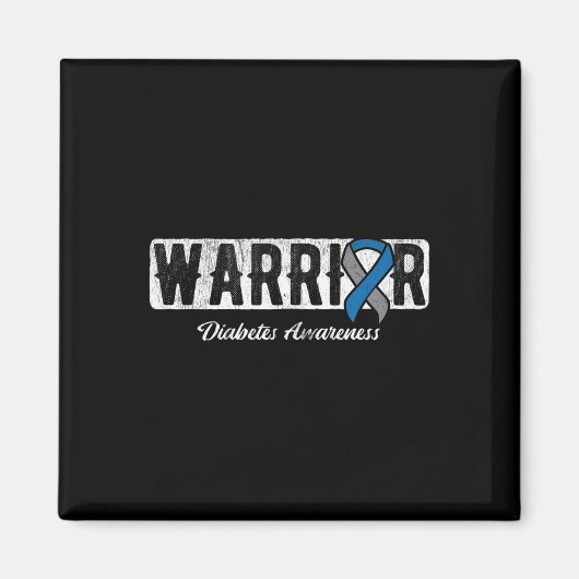 Warrior Diabetes Awareness Magneet (Voorkant)