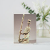 Warrior, Dong-son Civilization, uit Vietnam Briefkaart (Staand voorkant)