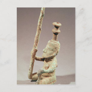 Warrior, Dong-son Civilization, uit Vietnam Briefkaart