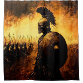 Warrior Douchegordijn (Voorkant)