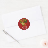 Warrior dragon cartoon Stickers (Envelop)