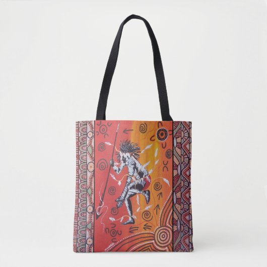 Warrior Dreamtime Canvas tas (Voorkant)