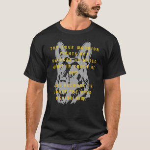 Warrior Duitse herder, trouwe verdediger T-shirt