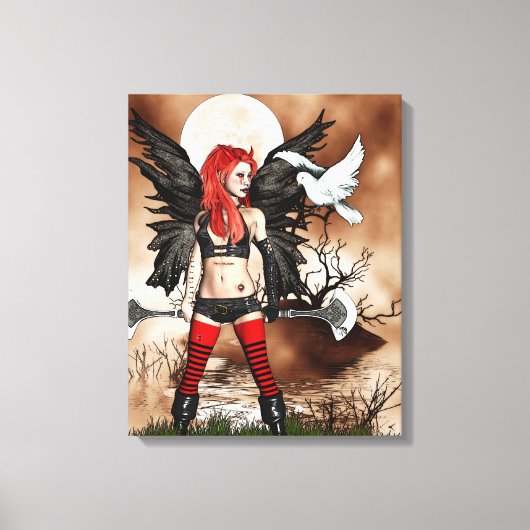 Warrior Fairy Canvas Afdruk (Voorkant)