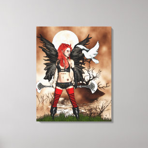 Warrior Fairy Canvas Afdruk