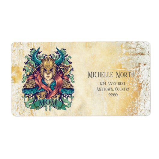 Warrior Goddess mama ID500 Etiket (Voorkant)