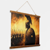 Warrior Hangend Wandkleed (Gebogen)