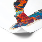 Warrior II Pose Glossy Poster Perfect Poster (Hoek)